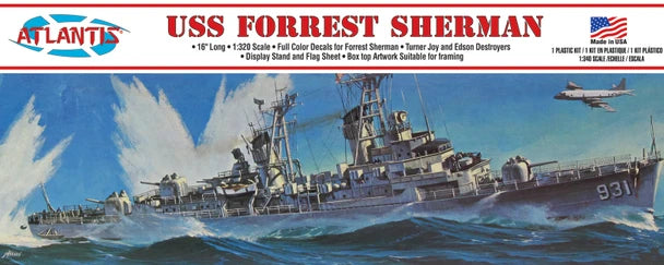 Atlantis USS Forrest Sherman DD-931 destroyer 1:320 model kit