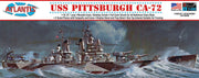 Atlantis USS Pittsburgh CA-72 Baltimore-class heavy cruiser 1:490 model kit