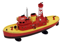 Atlantis Harbour Fire Department Fire Boat L72121 assembled model view
