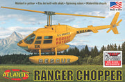 Atlantis U.S. Ranger Forest Patrol Rescue Chopper 1:72 model kit