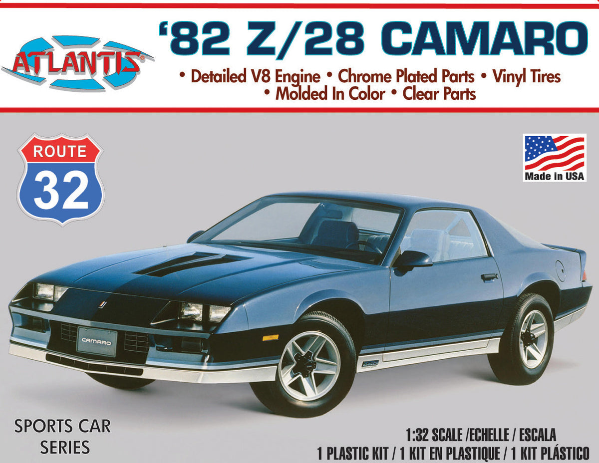Atlantis 1982 Chevrolet Camaro Z28 1:32 model kit