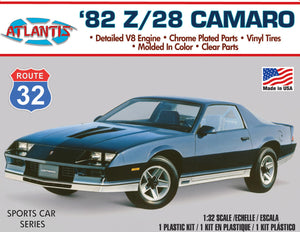Atlantis 1982 Chevrolet Camaro Z28 1:32 model kit