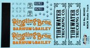 Atlantis Mack AC Bulldog Ringling Bros. M2402 included decal sheet