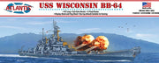 Atlantis USS Wisconsin BB-64 Iowa-class battleship 1:665 model kit