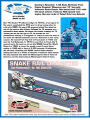 Atlantis Don Prudhomme front-engine dragster M5694 assembled model view