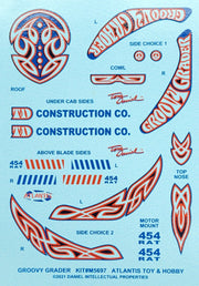 Atlantis Tom Daniel Groovy Grader M5697 included decal sheet