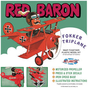 Atlantis Red Baron Fokker Triplane motorized snap model kit