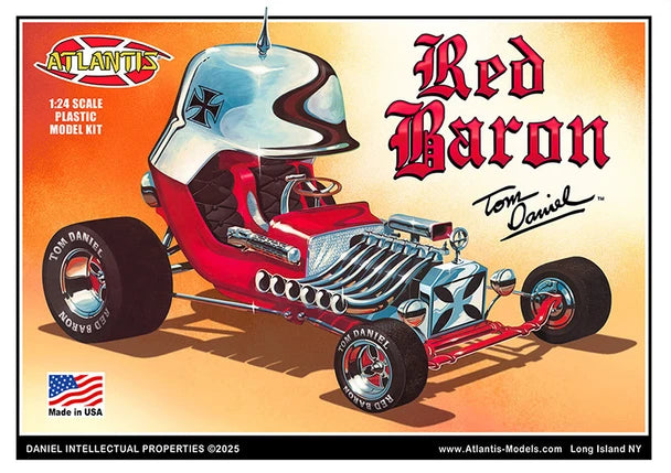Atlantis Tom Daniel Red Baron show rod 1:24 model kit
