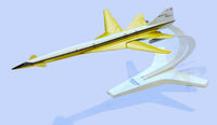 Atlantis Boeing 2707 Supersonic Transport M6815 alternate aircraft view