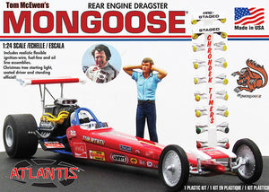 Atlantis Tom Mongoose McEwen rear-engine dragster 1:24 model kit