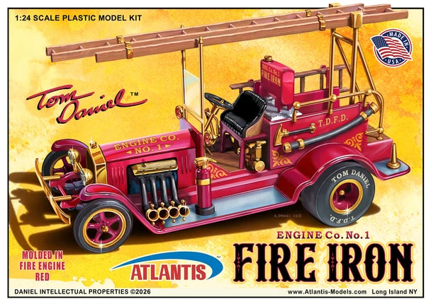 Atlantis Tom Daniel Fire Iron old-time fire engine show rod 1:24 model kit