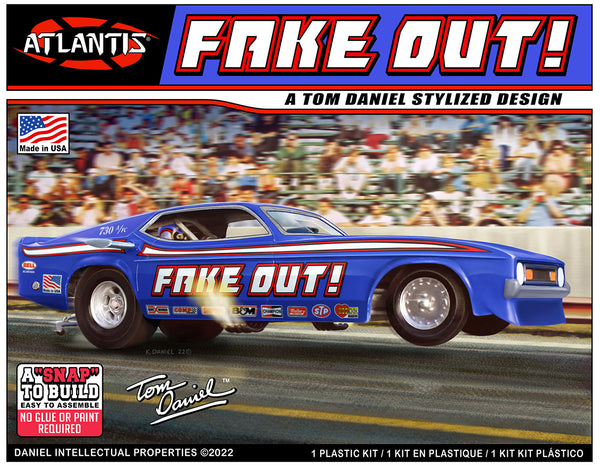 Atlantis Tom Daniel Fake Out Funny Car 1:32 snap model kit