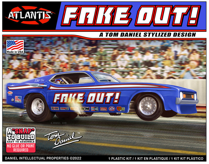 Atlantis Tom Daniel Fake Out Funny Car 1:32 snap model kit