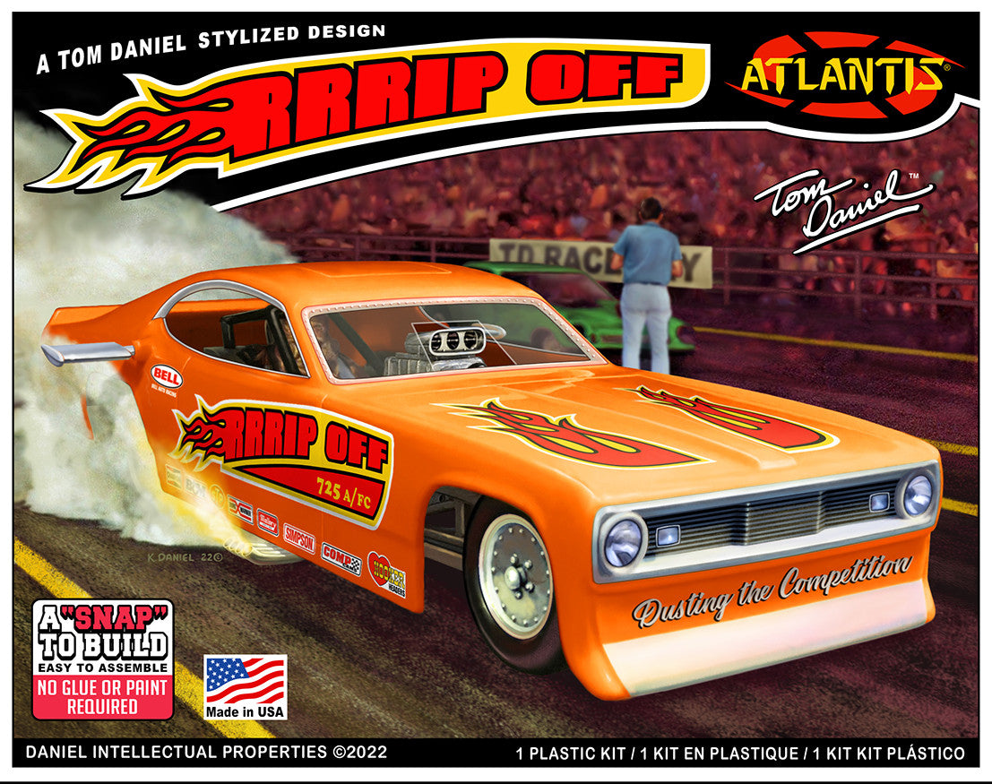 Atlantis Tom Daniel Rrrip Off Funny Car 1:32 snap model kit