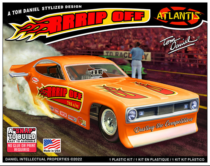Atlantis Tom Daniel Rrrip Off Funny Car 1:32 snap model kit