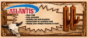 Atlantis P168 1:1 rifle rack wall mounts two-piece set