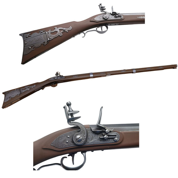 Atlantis Models 1:1 Frontiersman Kentucky Long Rifle American Muzzleloader Model Kit product image