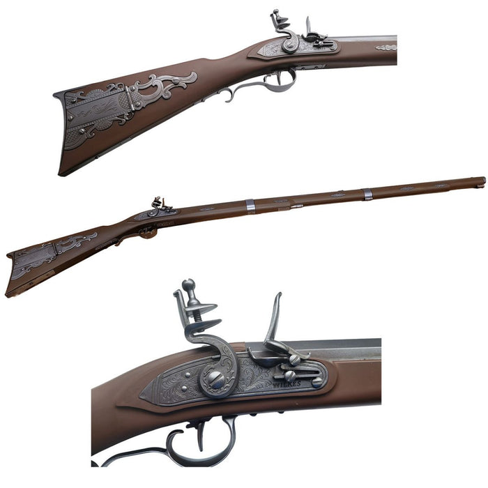 Atlantis Models 1:1 Frontiersman Kentucky Long Rifle American Muzzleloader Model Kit product image