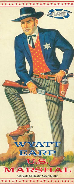 Atlantis Wyatt Earp U.S. Marshal figure 1:8 model kit