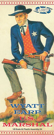Atlantis Wyatt Earp U.S. Marshal figure 1:8 model kit