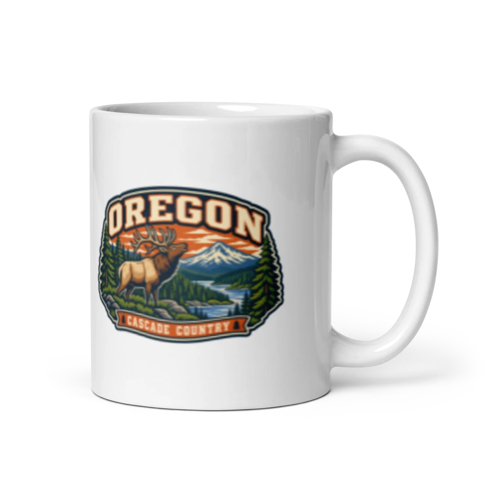 Oregon Heritage Badge Coffee Mug product mockup