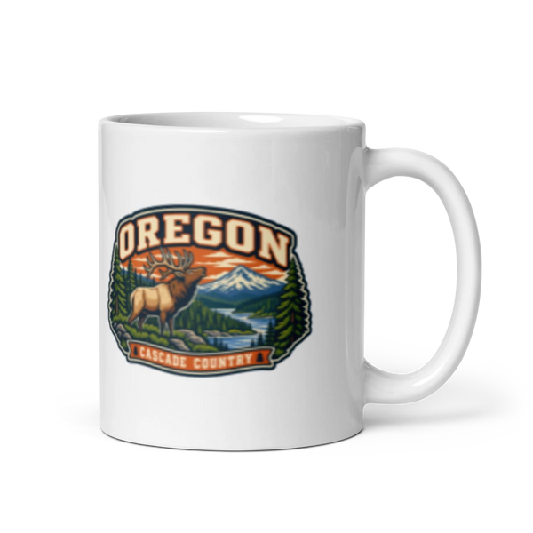 Oregon Heritage Badge Coffee Mug product mockup
