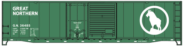 Accurail 81812 Great Northern Glacier Green 50-foot combination-door boxcar #36485 HO scale