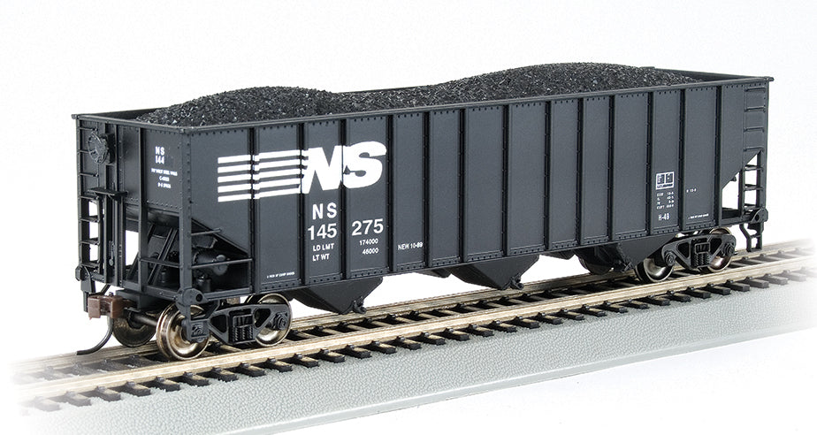 Bachmann HO Scale Bethlehem Steel 100 Ton 3 Bay Hopper - Norfolk Southern #145275 – 18740 — retailer product view