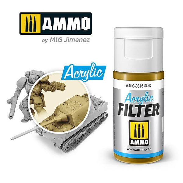 AMMO by Mig Jimenez Acrylic Filter Sand – A.MIG-0816 — exact AMMO product