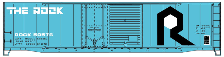 Accurail Rock Island number 50576 50-foot combination-door boxcar HO scale kit