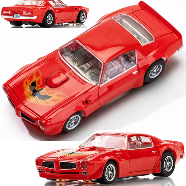AFX 1973 Pontiac Firebird Trans Am red HO slot car