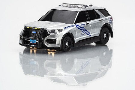 AFX 22105 Police Interceptor NHP LED HO slot car — product view 2