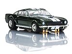 AFX 22150 1966 Shelby Mustang GT350 Ivy Green and white HO slot car — product view 1