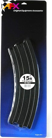 AFX 70613 15-inch 1/8-radius curved HO slot-car track pair — product view 1