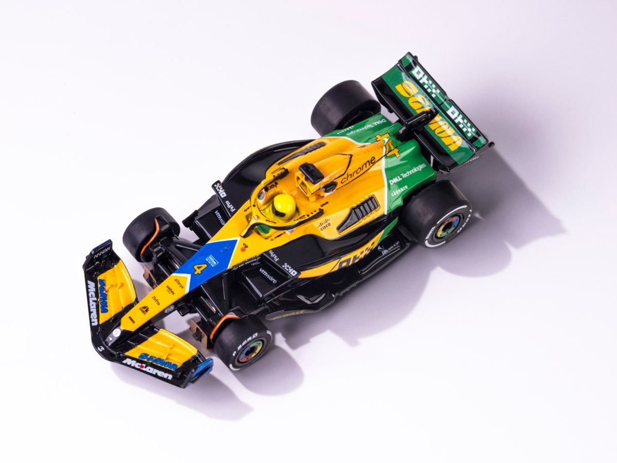 AFX McLaren F1 MCL38 #4 Senna Monaco 2024 HO slot car