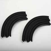 AFX 9-inch 1/4 radius curve HO slot car track pair