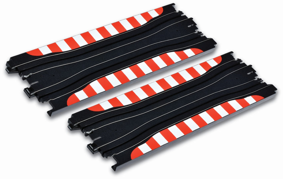 AFX 9-inch squeeze HO slot car track pair