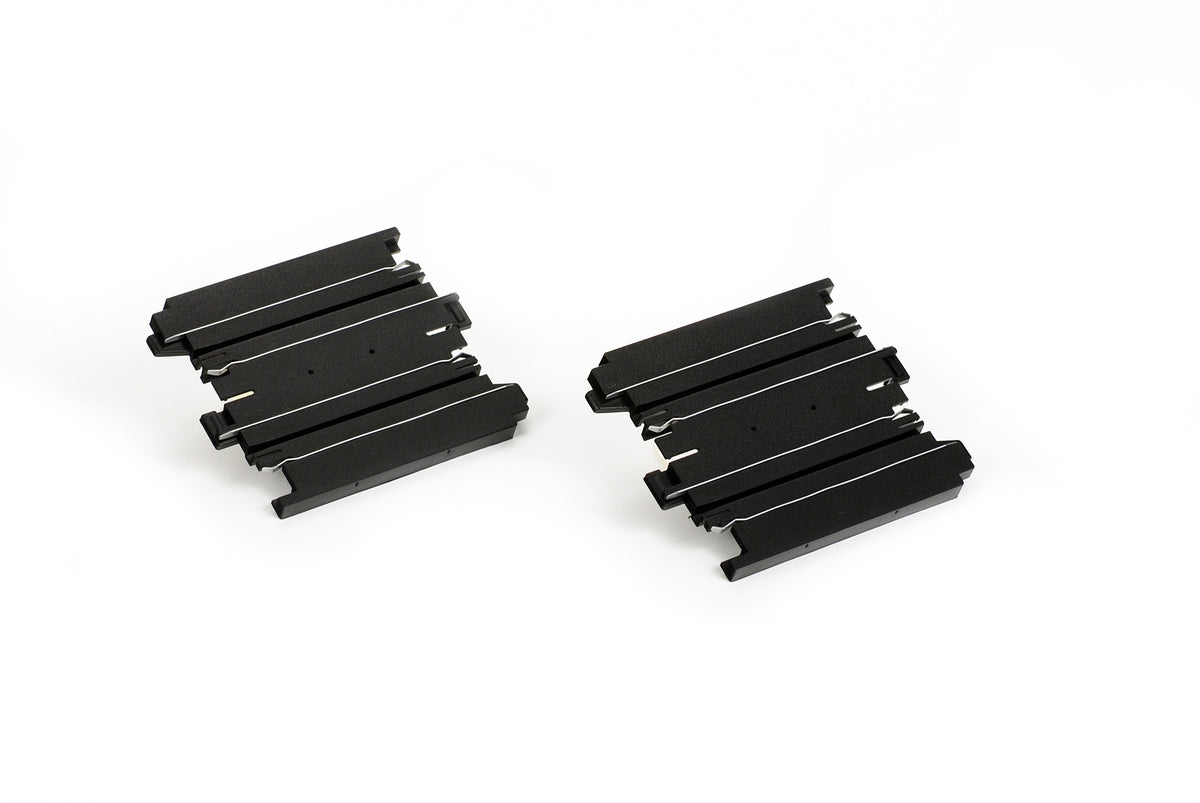 AFX 3-inch straight HO slot car track pair 70607