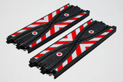 AFX 9-inch crisscross HO slot car track pair 70612