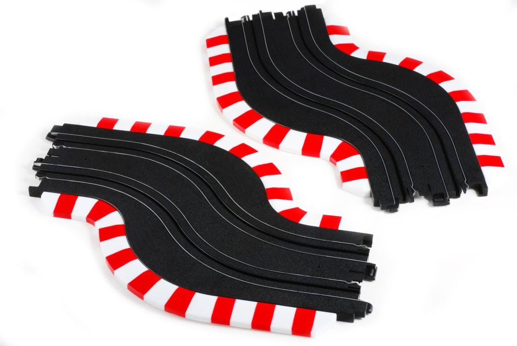 AFX chicane HO slot car track set