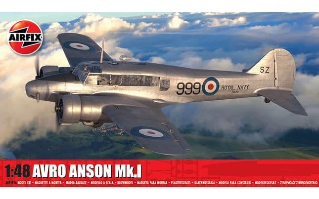 Airfix Avro Anson Mk.I 1:48 model kit A09191A