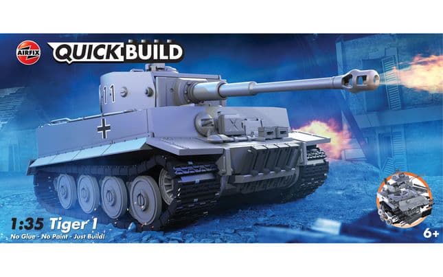 Airfix QUICKBUILD Tiger I 1:35 model kit J6041