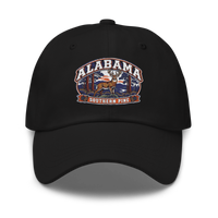 Alabama embroidered dad hat in Black