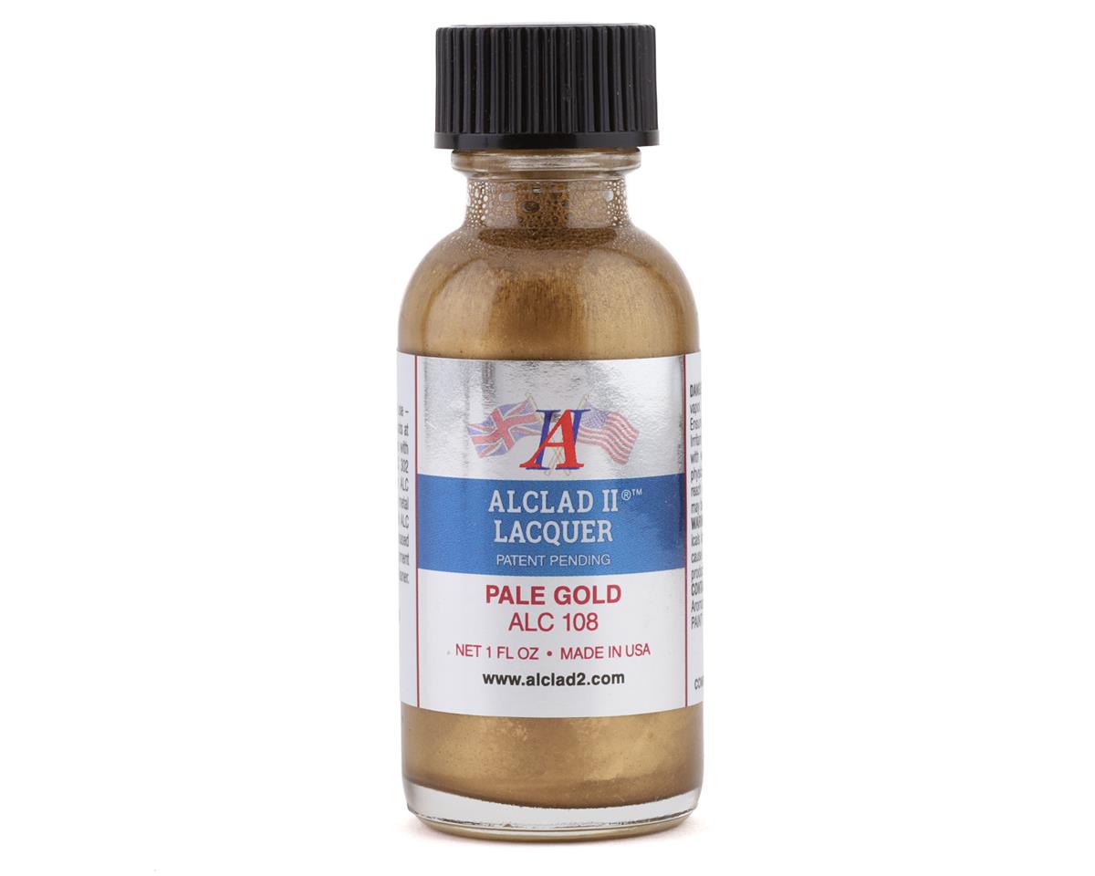 Alclad II ALC-108 Pale Gold 1 oz lacquer bottle