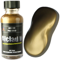 Alclad II ALC-108 Pale Gold bottle and finish sample
