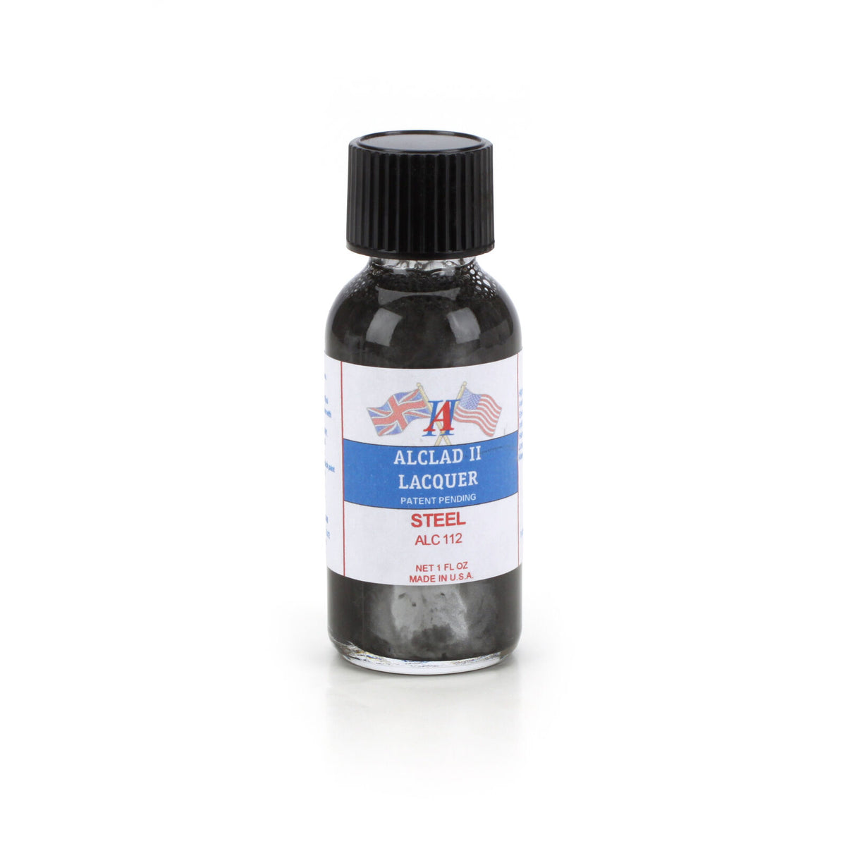 Alclad II ALC-112 Steel 1 oz lacquer bottle