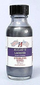 Alclad II ALC-115 Stainless Steel 1 oz lacquer bottle