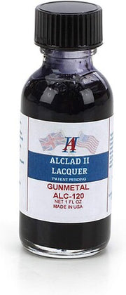 Alclad II ALC-120 Gunmetal 1 oz lacquer bottle alternate exact-product view