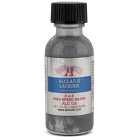 Alclad II ALC-125 RAF High Speed Silver 1 oz lacquer bottle