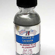 Alclad II ALC-126 Hi-Shine Plus Aluminum 1 oz lacquer bottle alternate exact-product view